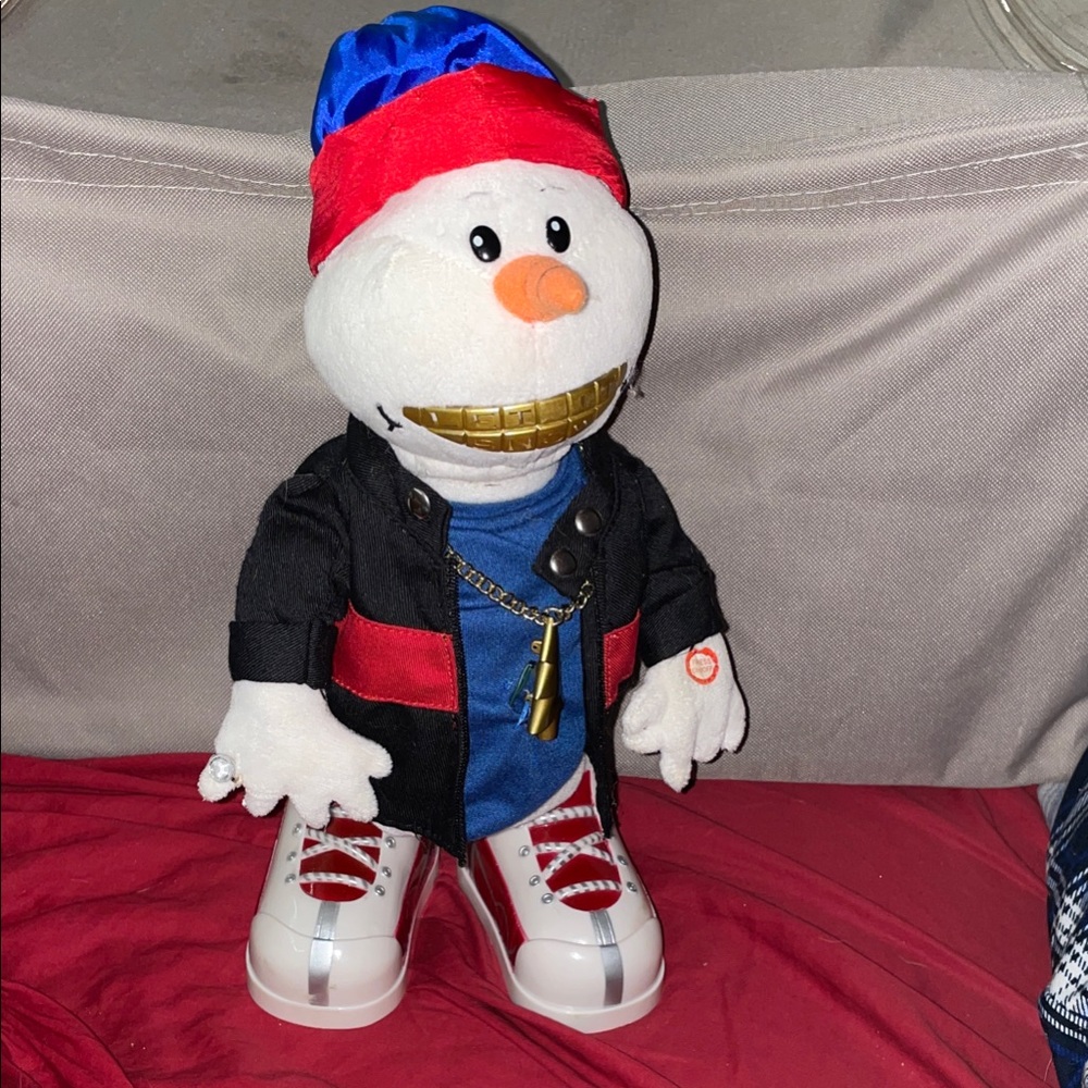 GEMMY - Rapping Snowman Plush Toy (rare)